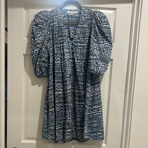 Hunter Bell Blue Patterned Dress